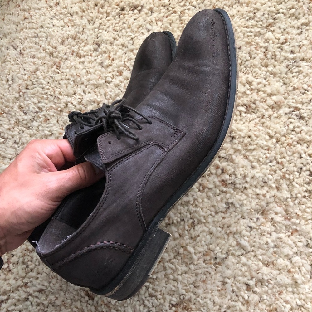 Kenneth Cole brown leather dress shoes size 11